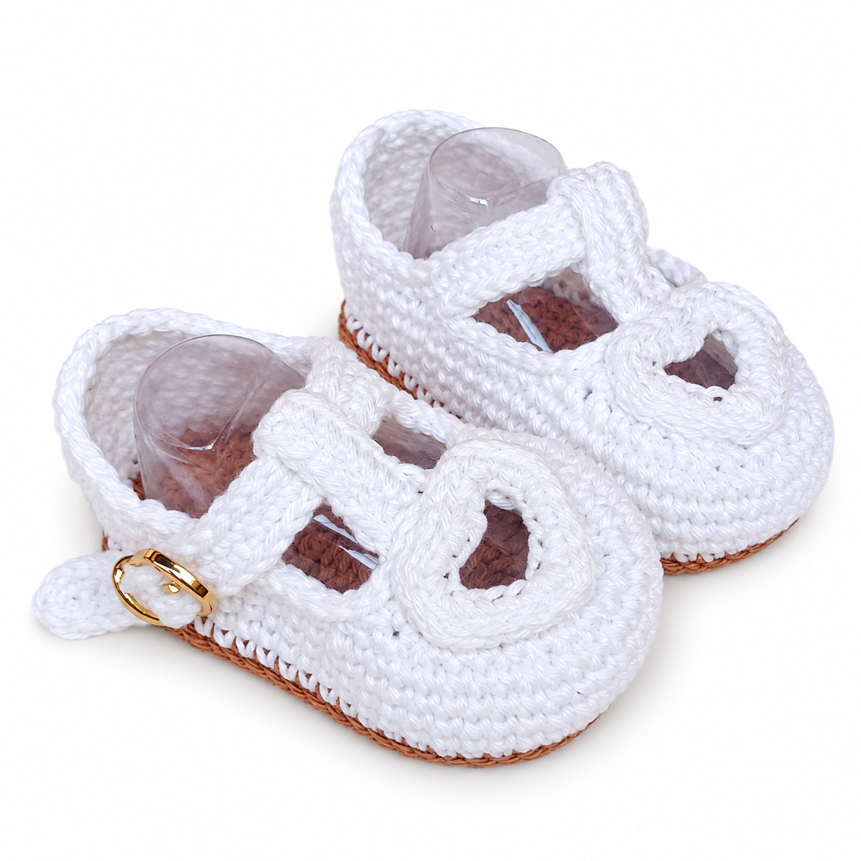 SAPATINHO PÉ DE BONECA - COR BRANCA